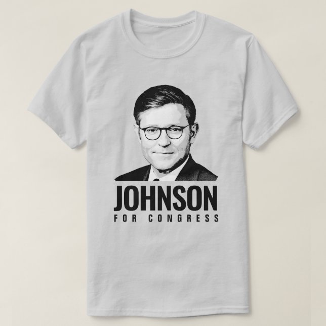 Mike Johnson für Kongress T-Shirt (Design vorne)