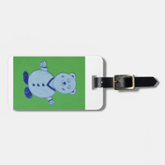 Mike Luggage Tag mit Lederband Gepäckanhänger