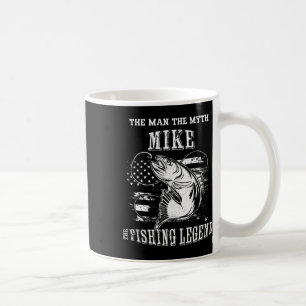 Mike Man Myth Fishing Legende Personalisierter Nam Kaffeetasse
