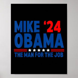 Mike Obama "24 komische Präsidentenwahl Der Mann d Poster