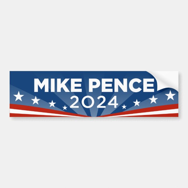 Mike Pence 2024 Autoaufkleber (Vorne)
