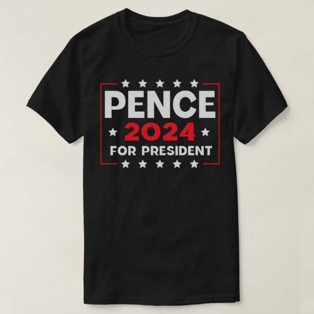 Mike Pence für Präsident T-Shirt (Design vorne)
