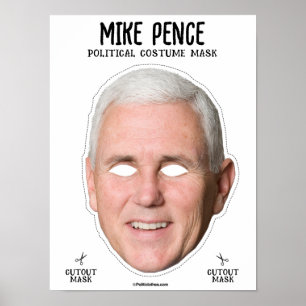Mike Pence Kostümmaske Poster
