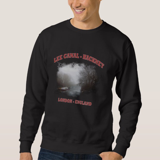Mike Trow Lee Canal Hackney London Landschaftlich  Sweatshirt (Vorderseite)