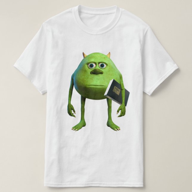 Mike Wazowski con Biblia - Económica T-Shirt (Design vorne)