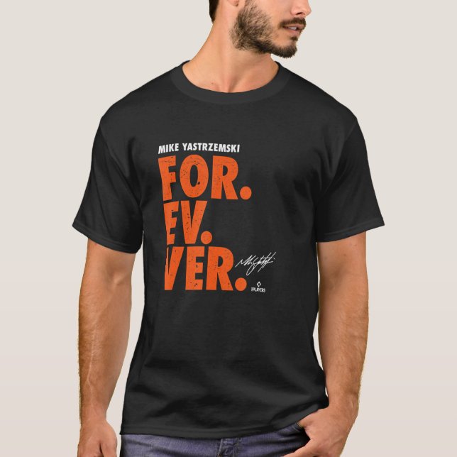 Mike Yastrzemski Forever Baseball Mike Yastrzemski T-Shirt (Vorderseite)