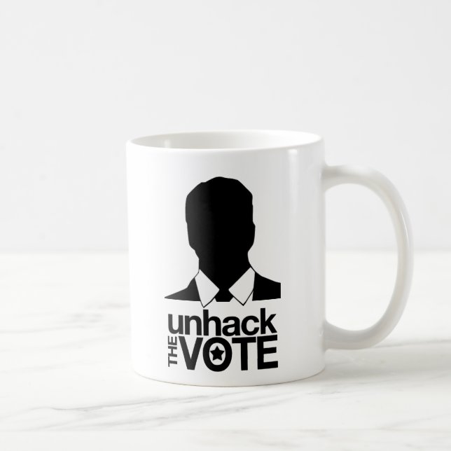 MikeFarb1 - Unhack die Abstimmungs-Tasse Kaffeetasse (Rechts)