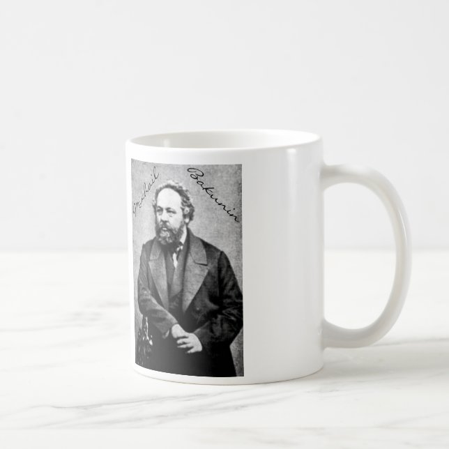 Mikhail Bakunin Anarchist Kaffee Tasse (Rechts)