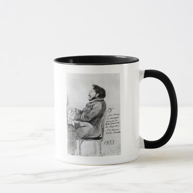 Mikhail Glinka, 1853 Tasse (Rechts)
