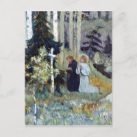 Mikhail Nesterov - die Gründung von Trinity Sergiu