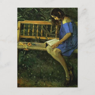 Mikhail Nesterov - Portrait von Natasha Nesterova Postkarte