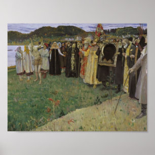 Mikhail Nesterov- Rus: Das Soul des Volkes Poster