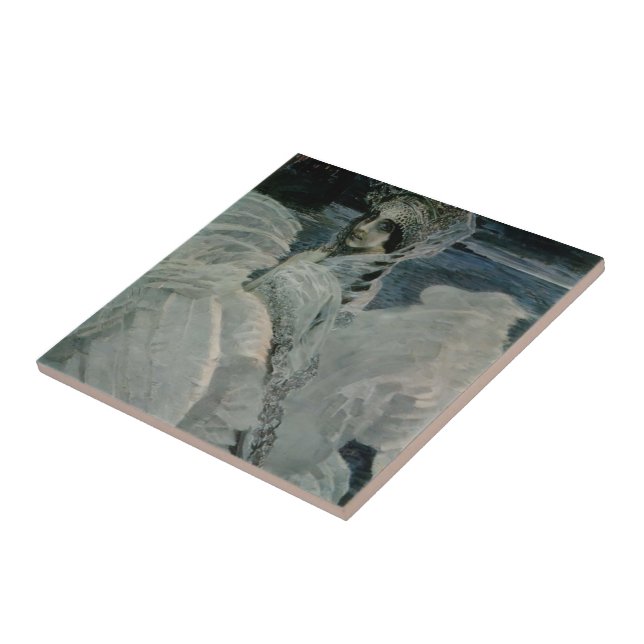 Mikhail Vrubel- die Schwan-Prinzessin Fliese (Seite)