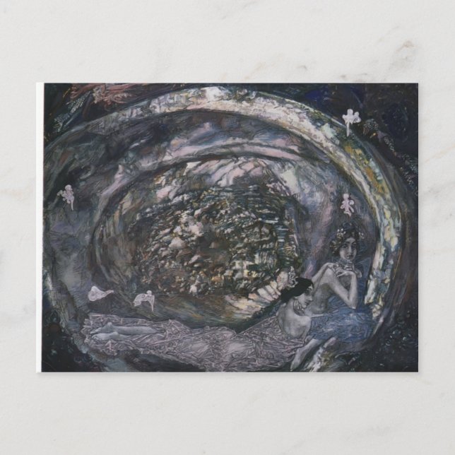 Mikhail Vrubel-Pearl-Minister Postkarte (Vorderseite)