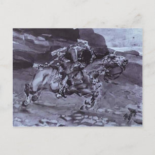 Mikhail Vrubel-Rider Postkarte