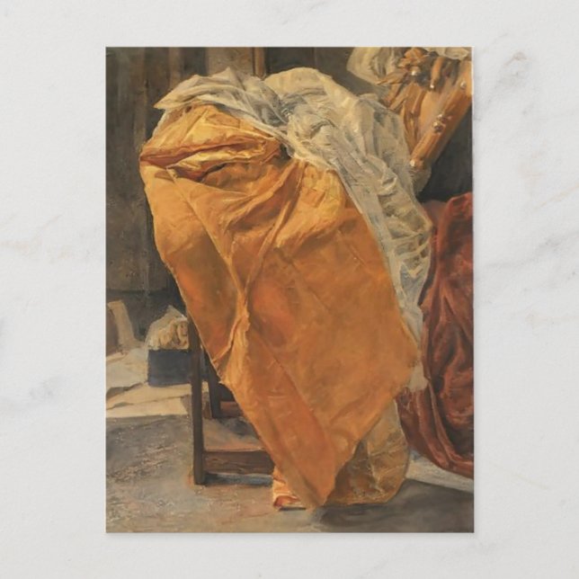 Mikhail Vrubel - Stillleben. Stoffe. Postkarte (Vorderseite)