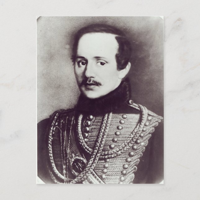 Mikhail Yuryevich Lermontov Postkarte (Vorderseite)