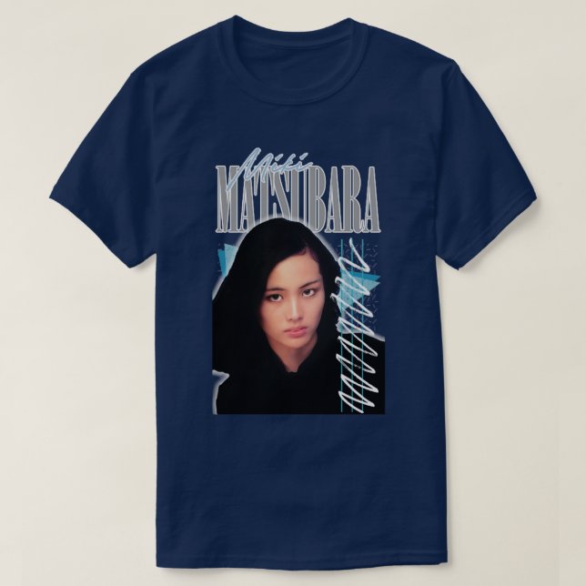 Miki Matsubara Retro Citypop Fan Art Design T-Shirt (Design vorne)