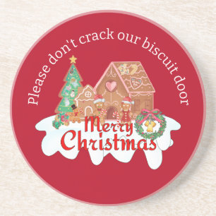 Mikitez Gingerbreadhouse Vintages Lebkuchen Getränkeuntersetzer
