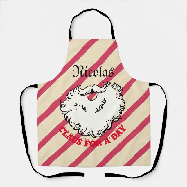 Mikitez santaclaus Bart Vintages Lebkuchen Schürze (Vorderseite)