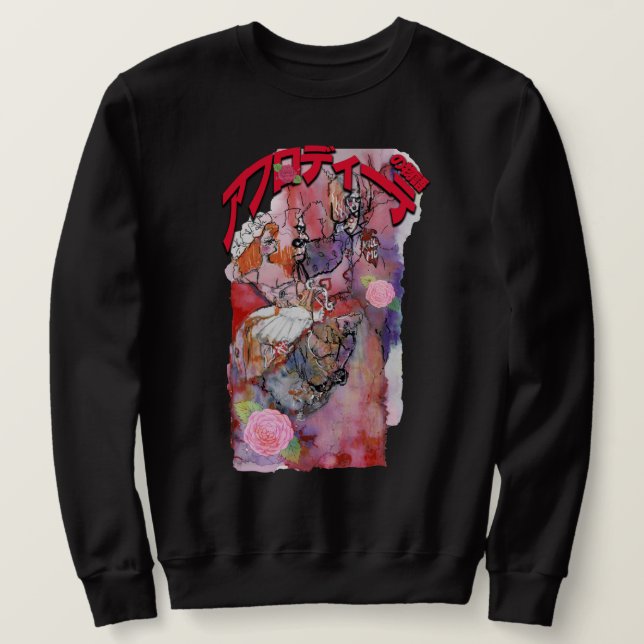 Mikitiez anime manga venus valentine cupid Rose Sweatshirt (Design vorne)