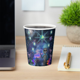 Mikitiez aquarius galaxie Sommerleuchte Pappbecher