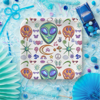 Mikitiez aquarius galaxie Sommerleuchte Pappteller