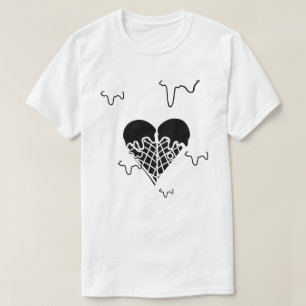 Mikitiez Blackheart Cookiesandcream Eiscreme T-Shirt