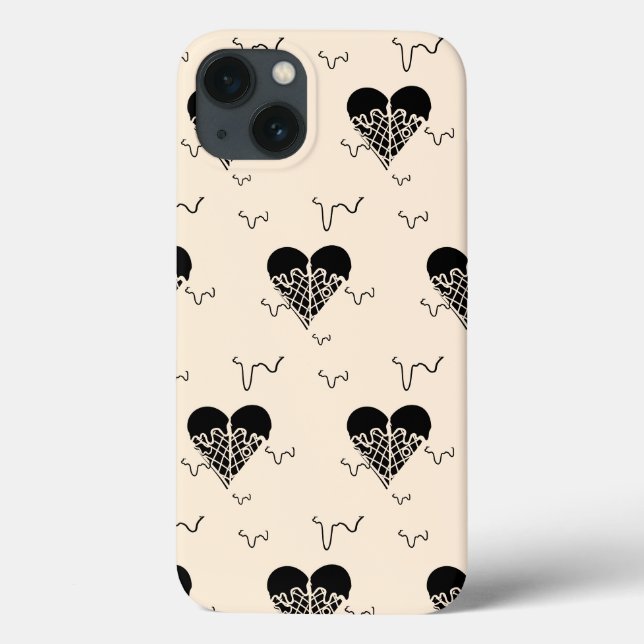 Mikitiez Blackheart-Kekse Case-Mate iPhone Hülle (Rückseite)