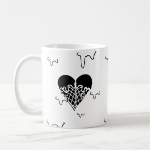 Mikitiez Blackheart-Kekse Kaffeetasse