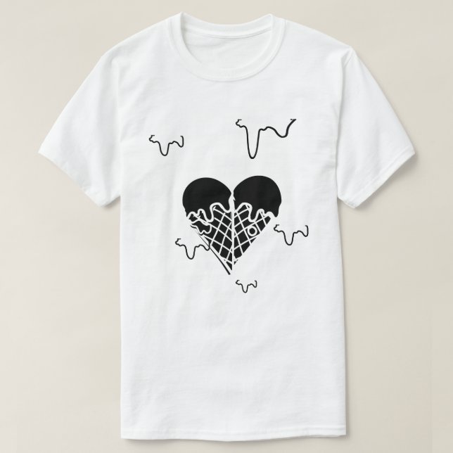 Mikitiez Blackheart-Kekse T-Shirt (Design vorne)