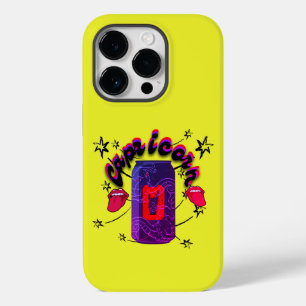 Mikitiez capricorn devil rockstar Saturn Case-Mate iPhone 14 Pro Hülle