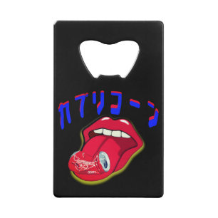 Mikitiez capricorn devil rockstar Saturn Geldbeutel Flaschenöffner