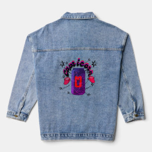 Mikitiez capricorn devil rockstar Saturn Jeansjacke
