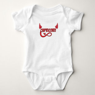 Mikitiez capricorn froh neues Jahr Sättigung Astro Baby Strampler