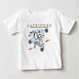Mikitiez capricorn froh neues Jahr Sättigung Astro Baby T-shirt