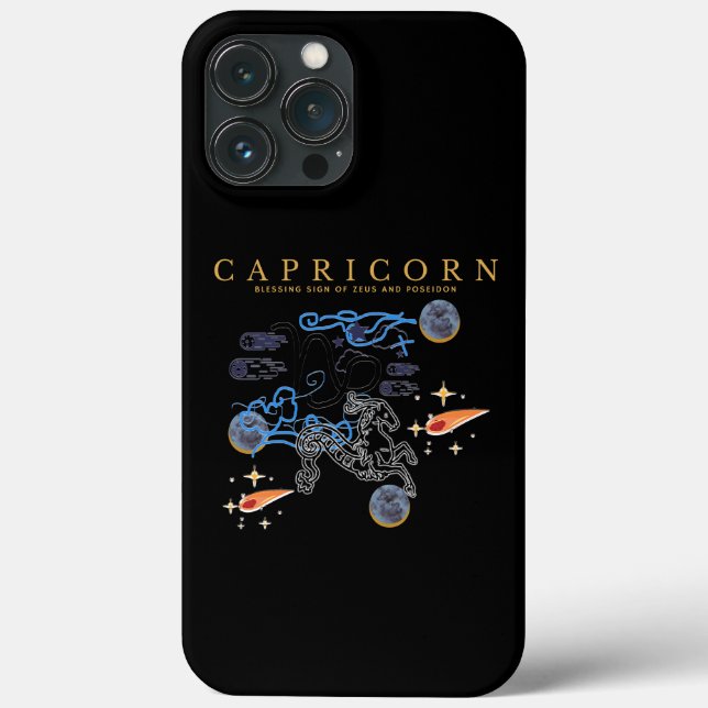 Mikitiez capricorn froh neues Jahr Sättigung Astro Case-Mate iPhone Hülle (Rückseite)