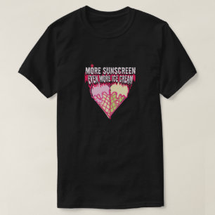 Mikitiez Cottoncandoncandy Eis heißer Tag sonnige T-Shirt