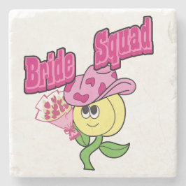 Mikitiez Cowboy Bridesquad June Bride Baby Bib Steinuntersetzer