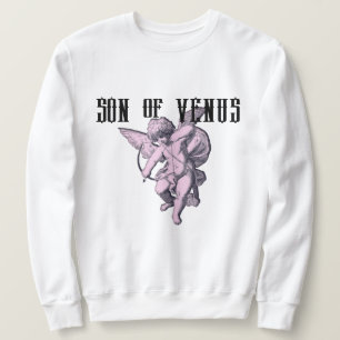 Mikitiez cupid valentine Winkel Regenbogen Liebe v Sweatshirt