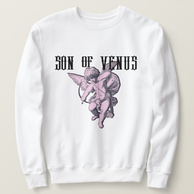 Mikitiez cupid valentine Winkel Regenbogen Liebe v Sweatshirt (Design vorne)