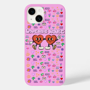 Mikitiez Custom Valentine lustige Lovebug Software Case-Mate iPhone 14 Hülle