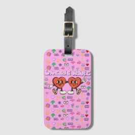 Mikitiez Custom Valentine lustige Lovebug Software Gepäckanhänger