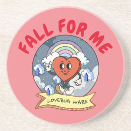 Mikitiez Custom Valentine lustige Lovebug Software Getränkeuntersetzer