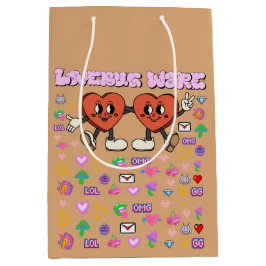 Mikitiez Custom Valentine lustige Lovebug Software Mittlere Geschenktüte