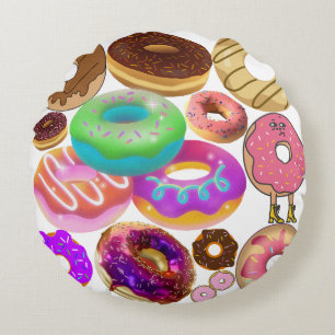 Mikitiez donut picknicknica Pridemonth Olympia Rundes Kissen