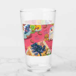 Mikitiez Erdbeere yogerry usaflag Hammerobst Glas