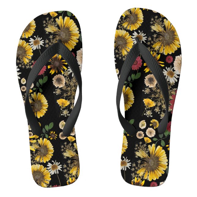 Mikitiez Erdday Natur Selflove Rose Blume Flip Flops (Fußbett)