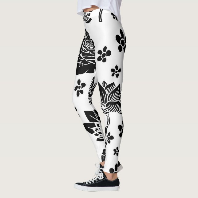 Mikitiez Erdday Natur Selflove Rose Blume Leggings (Links)
