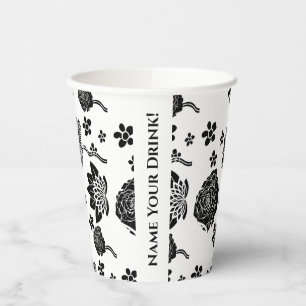 Mikitiez Erdday Natur Selflove Rose Blume Pappbecher